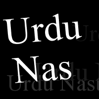 printing urdu fonts
